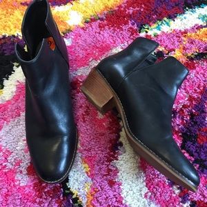 Black ankle boots